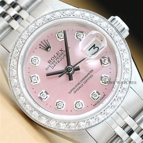 pink and white rolex|pink rolex watches for women.